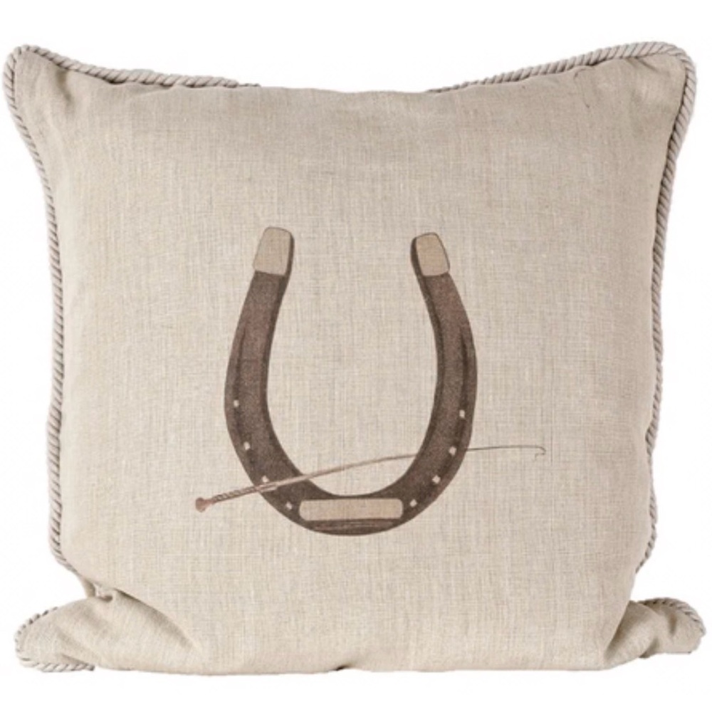 OX BOW DECOR‎ HORSESHOE Pillow cover